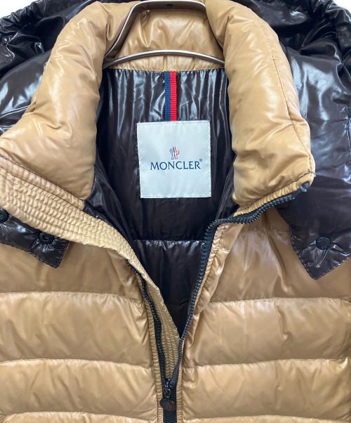 MONCLER（モンクレール）MONCLER (モンクレール) ダウンジャケット ベージュ サイズ:1の古着・服飾アイテム