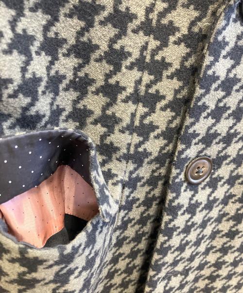 PAUL SMITH（ポールスミス）Paul Smith (ポールスミス) チェスターコート ブラック×グレー サイズ:Mの古着・服飾アイテム