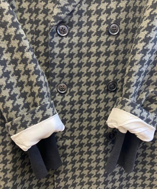 PAUL SMITH（ポールスミス）Paul Smith (ポールスミス) チェスターコート ブラック×グレー サイズ:Mの古着・服飾アイテム