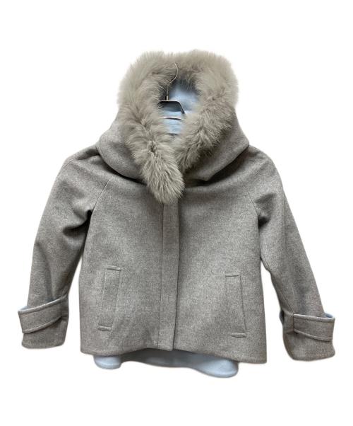 RUIRUE BOUTIQUE（ルイルエブティック）RUIRUE BOUTIQUE (ルイルエブティック) ケープコート グレー サイズ:Sの古着・服飾アイテム