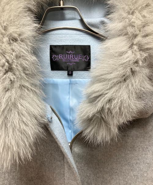 RUIRUE BOUTIQUE（ルイルエブティック）RUIRUE BOUTIQUE (ルイルエブティック) ケープコート グレー サイズ:Sの古着・服飾アイテム