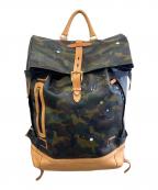 Gentil Banditジャンティバンティ）の古着「リュック」｜グリーン×ブラウン