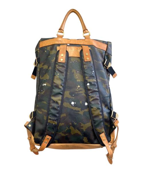 Gentil Bandit（ジャンティバンティ）GENTIL BANDIT (ジャンティバンティ) リュック グリーン×ブラウンの古着・服飾アイテム