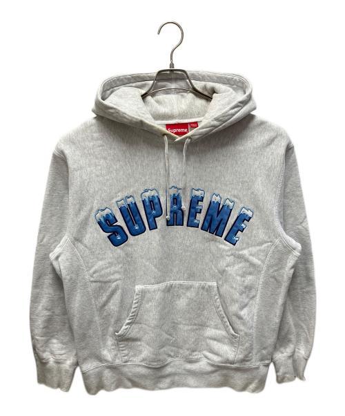 SUPREME（シュプリーム）SUPREME (シュプリーム) プルオーバーパーカー ICY ARC グレー サイズ:Mの古着・服飾アイテム
