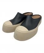 MARNIマルニ）の古着「サボスニーカー」｜ブラック×ベージュ