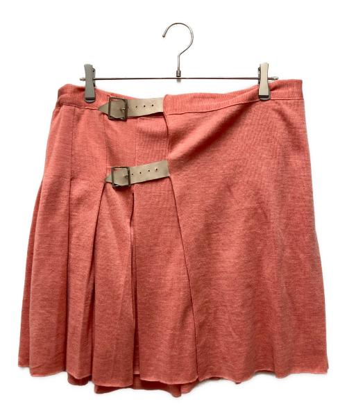 Vivienne Westwood（ヴィヴィアンウエストウッド）Vivienne Westwood (ヴィヴィアンウエストウッド) ラップフレアスカート ピンク サイズ:Sの古着・服飾アイテム