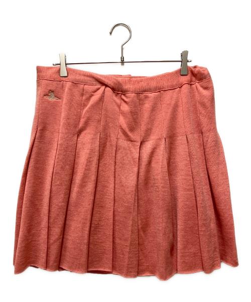 Vivienne Westwood（ヴィヴィアンウエストウッド）Vivienne Westwood (ヴィヴィアンウエストウッド) ラップフレアスカート ピンク サイズ:Sの古着・服飾アイテム