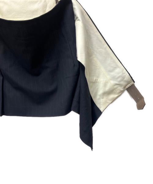 COMME des GARCONS（コムデギャルソン）COMME des GARCONS (コムデギャルソン) プリーツミニスカート ネイビー サイズ:XSの古着・服飾アイテム