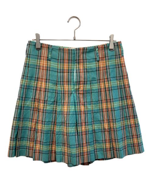 COMME des GARCONS HOMME PLUS（コムデギャルソンオムプリュス）COMME des GARCONS HOMME PLUS (コムデギャルソンオムプリュス) ハーフパンツ グリーン×オレンジ サイズ:XSの古着・服飾アイテム