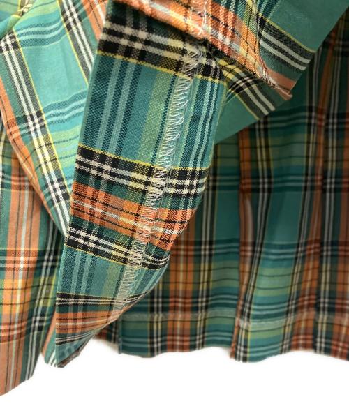 COMME des GARCONS HOMME PLUS（コムデギャルソンオムプリュス）COMME des GARCONS HOMME PLUS (コムデギャルソンオムプリュス) ハーフパンツ グリーン×オレンジ サイズ:XSの古着・服飾アイテム