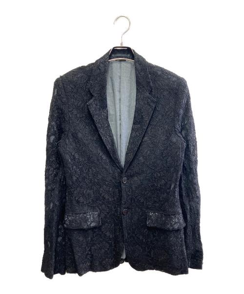 COMME des GARCONS（コムデギャルソン）COMME des GARCONS (コムデギャルソン) レーステーラードジャケット ブラック サイズ:Sの古着・服飾アイテム