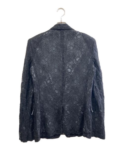 COMME des GARCONS（コムデギャルソン）COMME des GARCONS (コムデギャルソン) レーステーラードジャケット ブラック サイズ:Sの古着・服飾アイテム