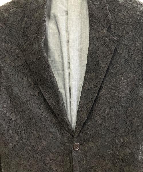 COMME des GARCONS（コムデギャルソン）COMME des GARCONS (コムデギャルソン) レーステーラードジャケット ブラック サイズ:Sの古着・服飾アイテム