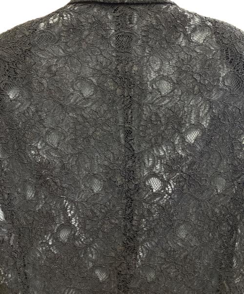 COMME des GARCONS（コムデギャルソン）COMME des GARCONS (コムデギャルソン) レーステーラードジャケット ブラック サイズ:Sの古着・服飾アイテム