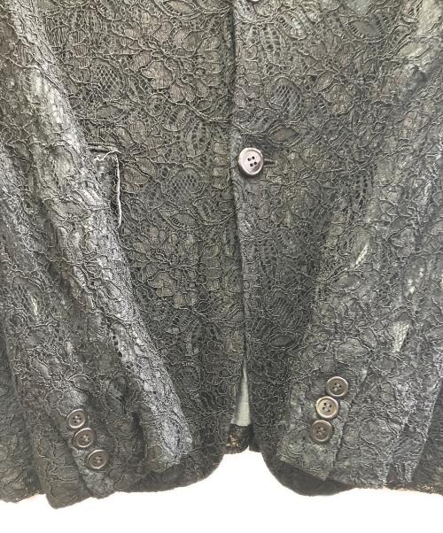 COMME des GARCONS（コムデギャルソン）COMME des GARCONS (コムデギャルソン) レーステーラードジャケット ブラック サイズ:Sの古着・服飾アイテム