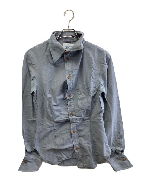 Vivienne Westwood（ヴィヴィアンウエストウッド）Vivienne Westwood (ヴィヴィアンウエストウッド) 長袖シャツ グレー サイズ:1の古着・服飾アイテム