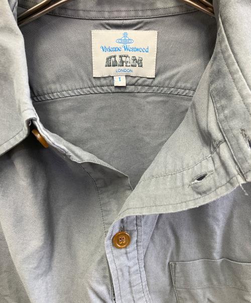 Vivienne Westwood（ヴィヴィアンウエストウッド）Vivienne Westwood (ヴィヴィアンウエストウッド) 長袖シャツ グレー サイズ:1の古着・服飾アイテム