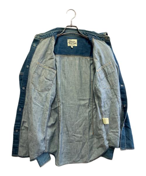 Vivienne Westwood（ヴィヴィアンウエストウッド）Vivienne Westwood (ヴィヴィアンウエストウッド) デニムシャツ インディゴ サイズ:44の古着・服飾アイテム