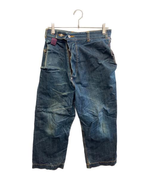 Vivienne Westwood（ヴィヴィアンウエストウッド）Vivienne Westwood (ヴィヴィアンウエストウッド) クロップドデニムパンツ インディゴ サイズ:44の古着・服飾アイテム