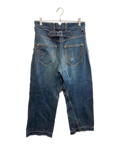Vivienne Westwood（ヴィヴィアンウエストウッド）Vivienne Westwood (ヴィヴィアンウエストウッド) クロップドデニムパンツ インディゴ サイズ:44の古着・服飾アイテム