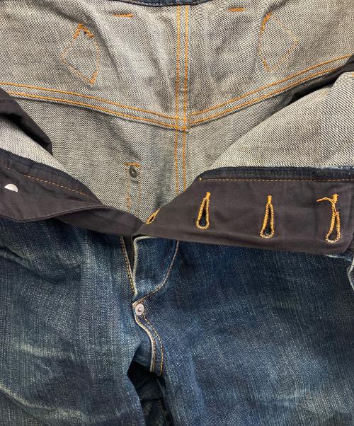 Vivienne Westwood（ヴィヴィアンウエストウッド）Vivienne Westwood (ヴィヴィアンウエストウッド) クロップドデニムパンツ インディゴ サイズ:44の古着・服飾アイテム