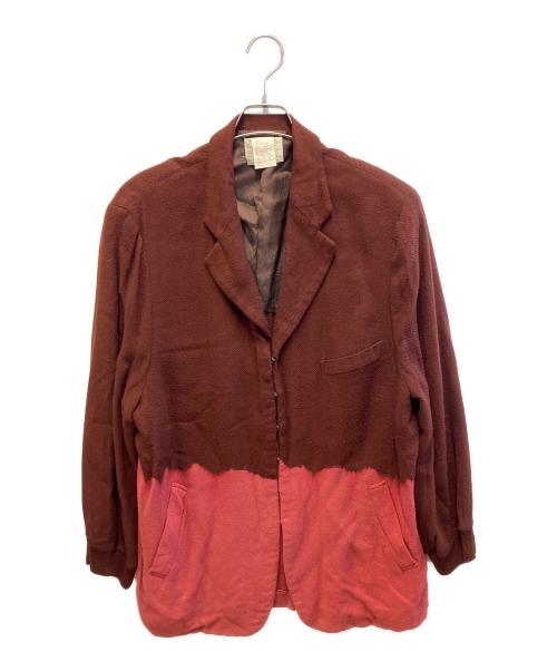 COMME des GARCONS（コムデギャルソン）COMME des GARCONS (コムデギャルソン) コート ブラウン×ピンク サイズ:Sの古着・服飾アイテム