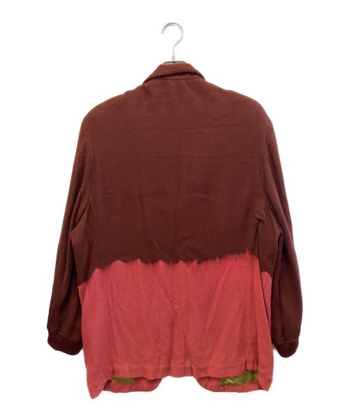 COMME des GARCONS（コムデギャルソン）COMME des GARCONS (コムデギャルソン) コート ブラウン×ピンク サイズ:Sの古着・服飾アイテム