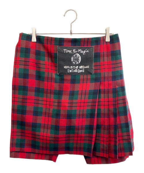 COMME des GARCONS HOMME PLUS（コムデギャルソンオムプリュス）COMME des GARCONS HOMME PLUS (コムデギャルソンオムプリュス) ショーツ ハーフパンツ レッド×グリーン サイズ:SSの古着・服飾アイテム