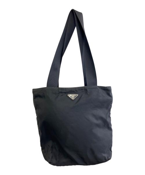 PRADA（プラダ）PRADA (プラダ) ナイロントートバッグ ブラックの古着・服飾アイテム