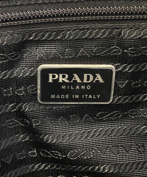 PRADA（プラダ）PRADA (プラダ) ナイロントートバッグ ブラックの古着・服飾アイテム