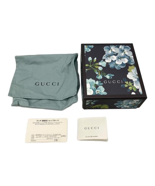 GUCCI（グッチ）GUCCI (グッチ) 2つ折り財布 グレー×ブルーの古着・服飾アイテム