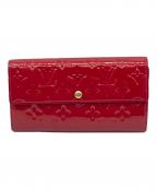 LOUIS VUITTONルイ ヴィトン）の古着「ポルト モネ クレディ」｜ルージュ