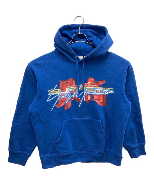 SUPREME（シュプリーム）SUPREME (シュプリーム) YOHJI YAMAMOTO (ヨウジヤマモト) パーカー ブルー サイズ:Mの古着・服飾アイテム