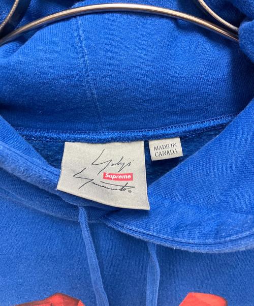 SUPREME（シュプリーム）SUPREME (シュプリーム) YOHJI YAMAMOTO (ヨウジヤマモト) パーカー ブルー サイズ:Mの古着・服飾アイテム