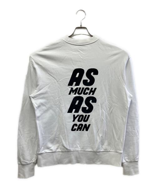 MONCLER（モンクレール）MONCLER (モンクレール) スウェット ホワイト サイズ:Lの古着・服飾アイテム