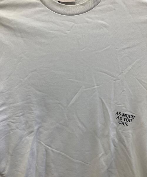 MONCLER（モンクレール）MONCLER (モンクレール) スウェット ホワイト サイズ:Lの古着・服飾アイテム