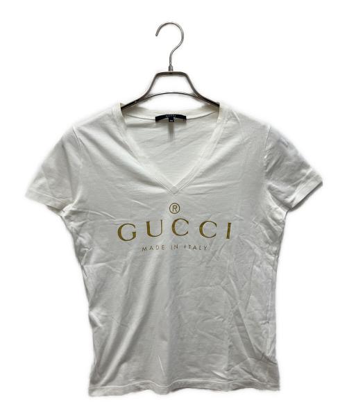 GUCCI（グッチ）GUCCI (グッチ) 半袖Tシャツ ホワイト サイズ:XSの古着・服飾アイテム