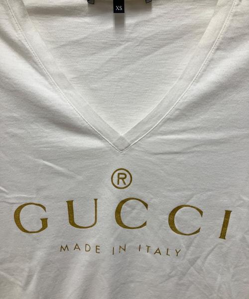 GUCCI（グッチ）GUCCI (グッチ) 半袖Tシャツ ホワイト サイズ:XSの古着・服飾アイテム