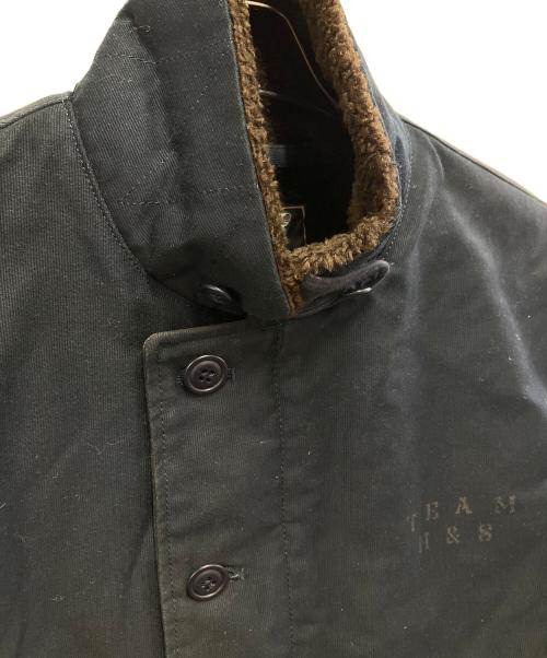 HIDE AND SEEK（ハイドアンドシーク）HIDE AND SEEK (ハイドアンドシーク) デッキジャケット ネイビー サイズ:Lの古着・服飾アイテム