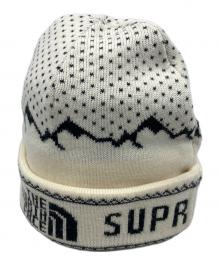THE NORTH FACE×SUPREME（ザ ノース フェイス×シュプリーム）の古着「ニット帽」｜ホワイト