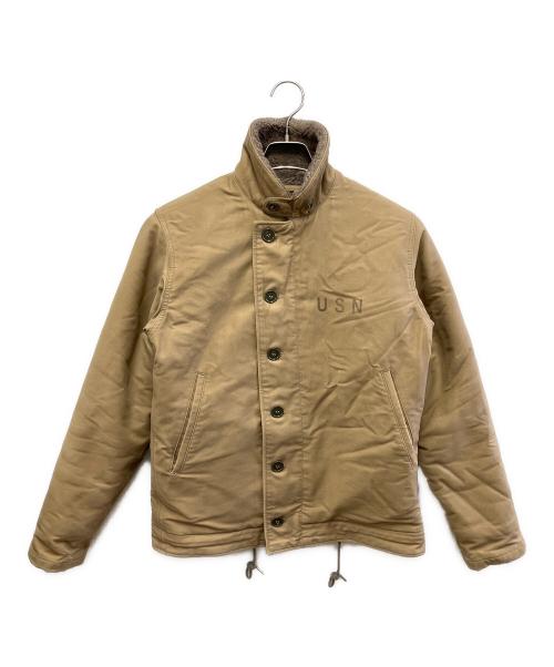 BUZZ RICKSON'S（バズリクソンズ）Buzz Rickson's (バズリクソンズ) デッキジャケット ベージュ サイズ:Sの古着・服飾アイテム