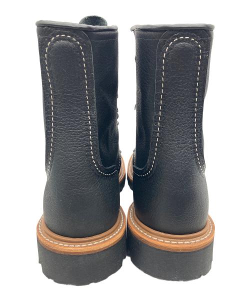 RED WING（レッドウィング）RED WING (レッドウィング) 8インチ ロガー  ノン・スティールトゥ ブラック サイズ:25.5の古着・服飾アイテム