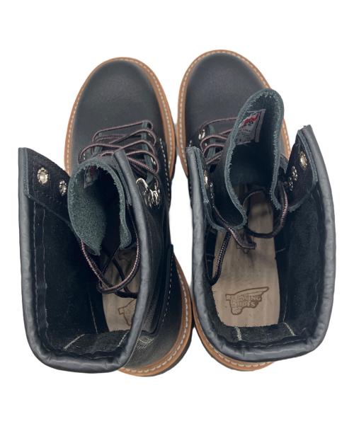 RED WING（レッドウィング）RED WING (レッドウィング) 8インチ ロガー  ノン・スティールトゥ ブラック サイズ:25.5の古着・服飾アイテム