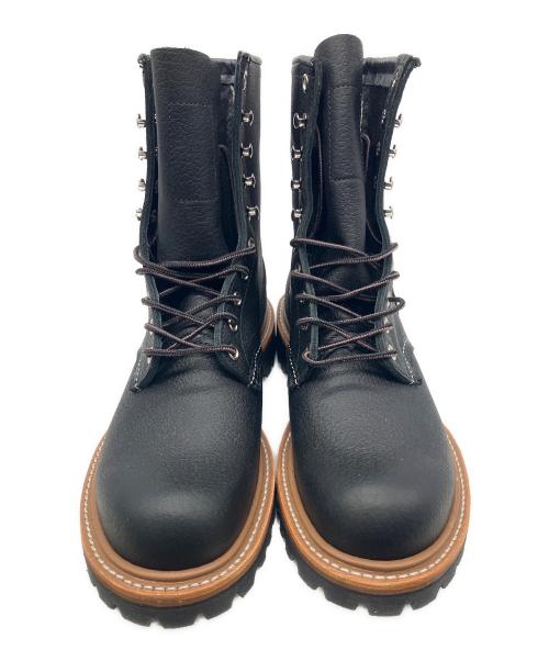 RED WING（レッドウィング）RED WING (レッドウィング) 8インチ ロガー  ノン・スティールトゥ ブラック サイズ:25.5の古着・服飾アイテム