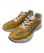 COACHコーチ）の古着「スニーカー」｜ベージュ×ブラウン