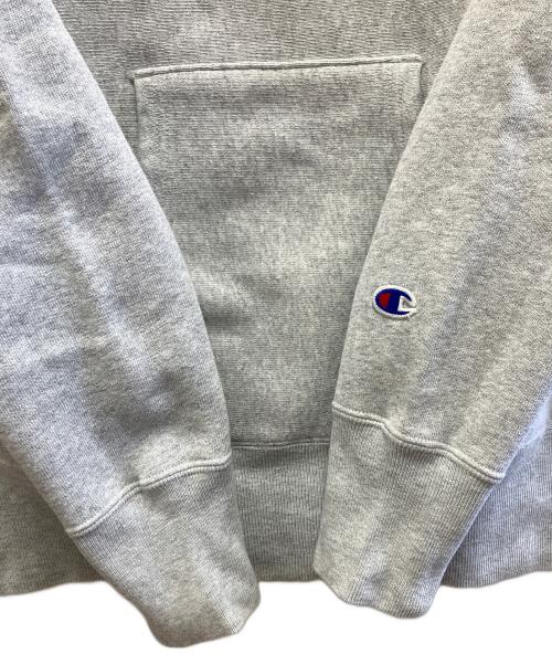 Champion REVERSE WEAVE（チャンピオン リバース ウィーブ）Champion REVERSE WEAVE (チャンピオン リバース ウィーブ) stussy (ステューシー) プルオーバーパーカー グレー サイズ:Mの古着・服飾アイテム