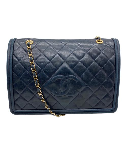 CHANEL（シャネル）CHANEL (シャネル) チェーンショルダーバッグ ネイビーの古着・服飾アイテム