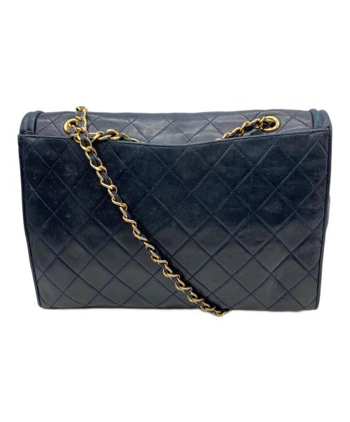 CHANEL（シャネル）CHANEL (シャネル) チェーンショルダーバッグ ネイビーの古着・服飾アイテム