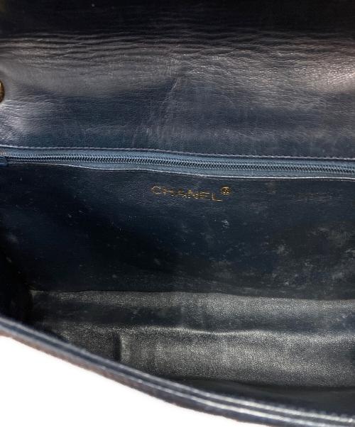 CHANEL（シャネル）CHANEL (シャネル) チェーンショルダーバッグ ネイビーの古着・服飾アイテム