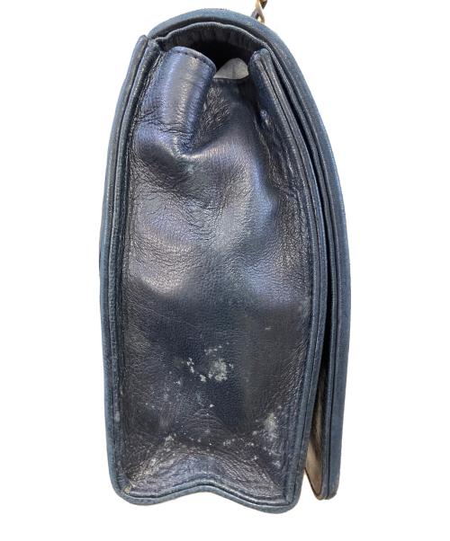 CHANEL（シャネル）CHANEL (シャネル) チェーンショルダーバッグ ネイビーの古着・服飾アイテム